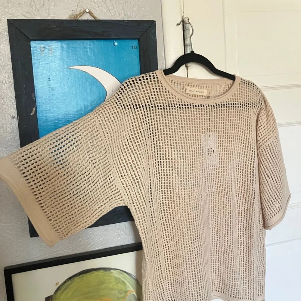 Micaela Greg Lattice Knit